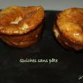 Petites quiches sans pâte