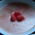 Crème brulée aux fraises tagada