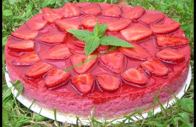 Bavarois fraises-framboises Dukan