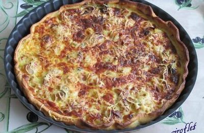 Tarte coquilles st - jacques et artichaut 