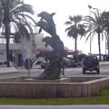 Rond-point à Malaga (Andalousie)
