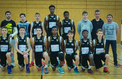 U15 garçons victorieux en demie-finale championnat première série 