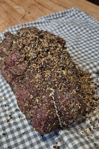 Viande de porc séchée au frigo 