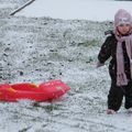 la neige est de retour...