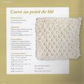 #Tricot : Plaid Mes Création Tricot Facile; 17 Carré au point de blé