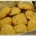 Cookies gingembre confit et chocolat blanc