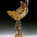 Coupe : Hercule combattant le lion de Némée, Augsbourg, vers 1660-1670 & Dresde, probablement 1708-1731