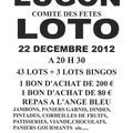 Loto à Lugon le 22 décembre