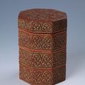 Octagonal Dressing Case with Cloud Pattern, Southern Song dynasty, Duanping period the 2nd year (1235)