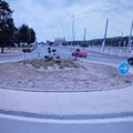 Rond-point à Deauville