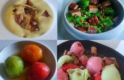 Un repas maison très végétal