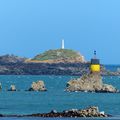 DE L'ÎLE DU BRÉHAT A PAIMPOL A MARÉE BASSE (CÔTE D'ARMOR) 