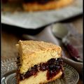 Gâteau aux figues et aux framboises.