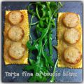 Tarte fine au boudin blanc