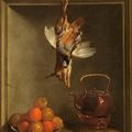 Jean-Baptiste Oudry, 1686 Paris – 1755 Beauvais, Still life with partridge, rabbit, oranges, lemons and tea kettle
