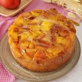 Gâteau renversé aux nectarines 