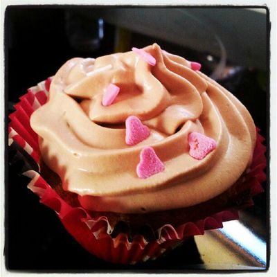 Cupcake et chantilly au carambar