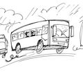 Tourist bus...