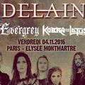 Infoconcert : Delain sera à l'Elysée Montmartre de Paris le 04.11.2016. R.P.C couvrira l'évènement !