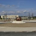Rond-point à Veneux-les-Sablons