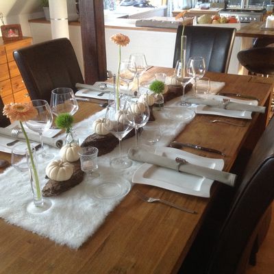 Bonsoir, Nouvelle table de saison .... Autour du