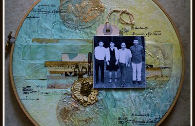 Page de scrap sur tambour