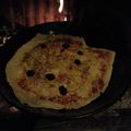 Pizza au feu de bois