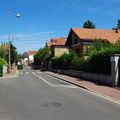 La rue du Sergent Francis Hurteau à Franconville
