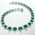 Rare Emerald and Diamond Necklace