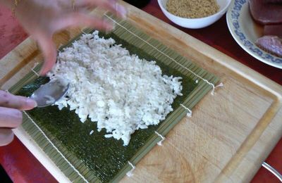 Atelier sushis et makis avec les merveilles