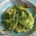 Risotto au pesto de roquette