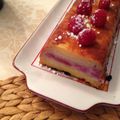 Cake invisible aux pommes et framboises