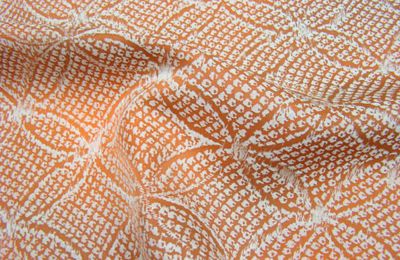 DERNIER METRE! jacquard de soie, faux shibori shippo