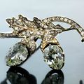Russian diamond brooch, St. Petersburg, ca 1880