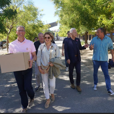 Le maire de Heilbronn et sa délégation en visite à Béziers invités au Lycée Jean-Moulin