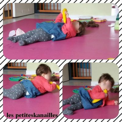 Rose fait des progrès, elle commence à se mettre