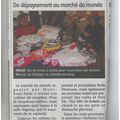 revue de presse suite à Marché du Monde