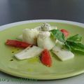 Roulade de courgette au fromage frais