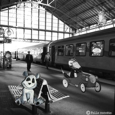 le train en provenance de cocotte ville 