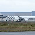 Aéroport: Toulouse-Blagnac(TLS-LFBO): Airbus Industrie: Airbus A350-1041: F-WLXV: MSN:065. LIVERY CARBON: FIRST FLIGHT.