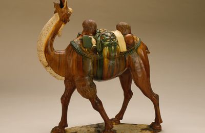 Funerary Sculpture of a Bactrian Camel, middle Tang dynasty, about 700-800
