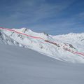 Pic Blanc du Galibier et combe de Laurichard