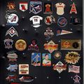 MLB baseball club pins Anaheim California LA Los Angeles Angels