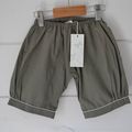 Pantalon en coton gris taupe Eponime - 18M - Neuf avec étiquette