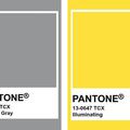 Brut de déco - Pantone, couleurs de l'année 2021 - Illuminating et Ultimate Gray 