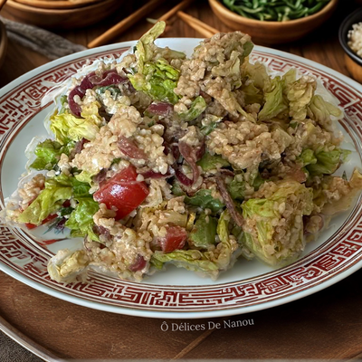 Taboulé oriental au boulgour