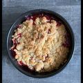 Crumble aux framboises