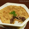 Gratin de confit de canard aux topinambours et noix