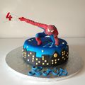 Spiderman cake