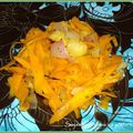 Tagliatelles de carottes au citron